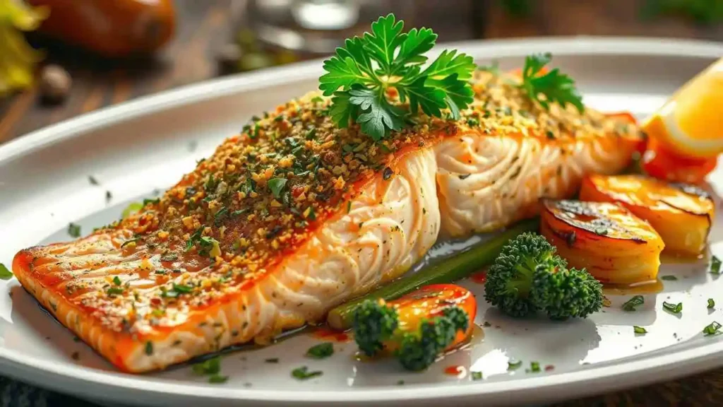 Herb-Crusted Salmon