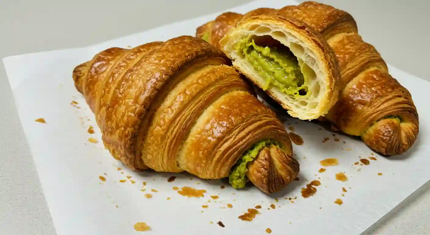 Make 5 Perfect Pistachio Croissants? 4 make 5 perfect pistachio croissants